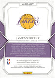 2018-19 James Worthy Panini National Treasures RETRO MATERIALS JERSEY 26/99 RELIC #RE-JWT Los Angeles Lakers HOF