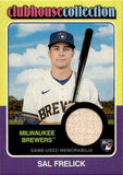 2024 Sal Frelick Topps Heritage CLUBHOUSE COLLECTION RELIC ROOKIE BAT Milwaukee Brewers #CCR-SF