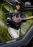 2023 Ozzie Albies Topps Chrome Black GOLD REFRACTOR 31/50 #14 Atlanta Braves