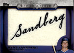 2012 Ryne Sandberg Topps Series 1 HISTORICAL STITCHES PATCH Chicago Cubs #HS-RS