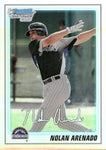 2010 Nolan Arenado Bowman Chrome 1ST BOWMAN REFRACTOR 193/777 #BCP91 Colorado Rockies