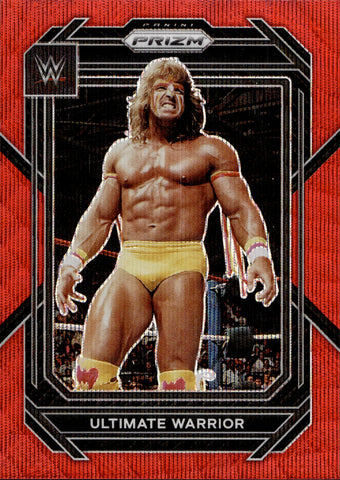 2023 Ultimate Warrior Panini Prizm WWE RUBY WAVE PRIZM #162 WWE Legend