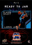 2021 LeBron James Upper Deck Space Jam A New Legacy READY TO JAM BLUE 749/799 #RJ-1 Tune Squad