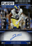 2024 Jared Verse Panini Contenders ROOKIE PLAYOFF TICKET AUTO 133/149 AUTOGRAPH RC #147 Los Angeles Rams