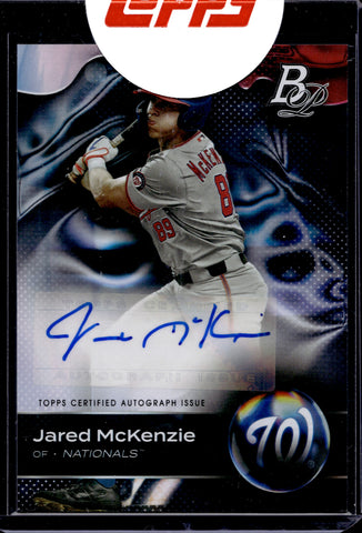 2023 Jared McKenzie Topps Platinum TOP PROSPECT AUTO AUTOGRAPH #TOP-4 Washington Nationals