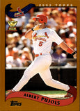 2002 Albert Pujols Topps ERROR (PLACIDO POLANCO ON BACK) #160 St. Louis Cardinals 1