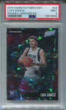 2019 Luka Doncic Panini Father's Day CRACKED ICE ROOKIE 17/25 RC PSA 9 #LD Dallas Mavericks 3202
