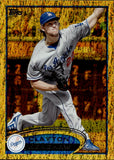 2012 Clayton Kershaw Topps GOLD SPARKLE #600 Los Angeles Dodgers