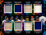 2024 Rodriguez Dawson Oliver Jones Griffey Damon Perez Beltran Alomar Buckner Williams Aparicio Staub Parker Sheffield Fox Leaf In the Game Used RAINBOW FOIL 16 PIECE BAT JERSEY 16/50 JERSEY NUMBER RELIC #SR-9