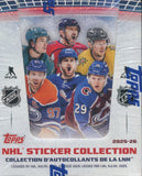 2025-26 Topps NHL Sticker Collection Hockey Hobby, 16 Box Case