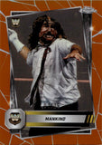 2025 Mankind Topps Chrome WWE ORANGE REFRACTOR 01/25 #124 WWE Legend