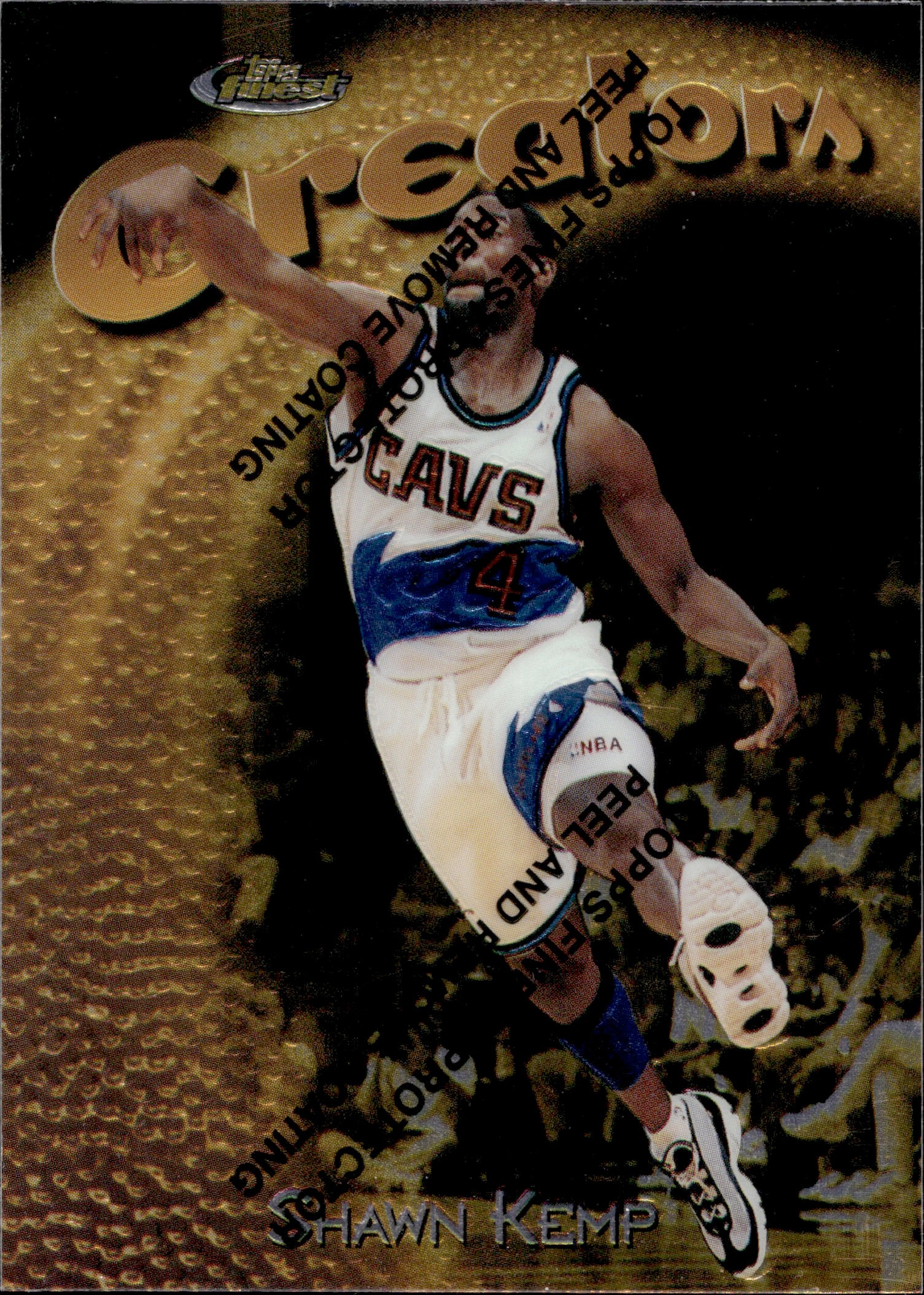 1997-98 Shawn Kemp Topps Finest RARE GOLD CREATORS #311 Cleveland Cava