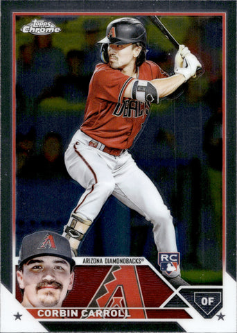 2023 Corbin Carroll Topps Chrome ROOKIE RC #95 Arizona Diamondbacks 19