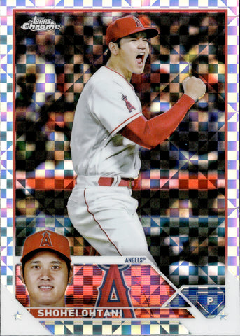 2023 Shohei Ohtani Topps Chrome XFRACTOR #17 Anaheim Angels