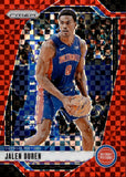 2024-25 Jalen Duren Panini Prizm RED CHECKERBOARD 70/75 #20 Detroit Pistons