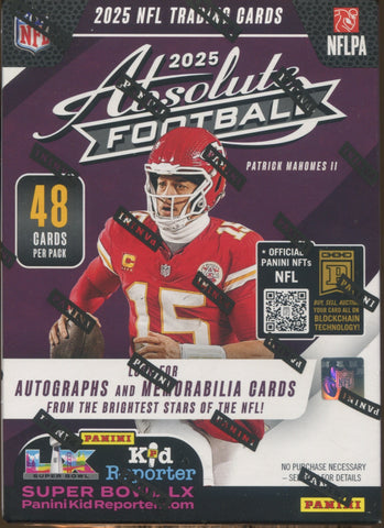 2025 Panini Absolute Football Retail Blaster, Box