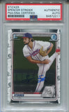 2020 Spencer Strider Bowman Chrome Draft 1ST BOWMAN PSA/DNA AUTHENTIC AUTO AUTOGRAPH #BD-20 Atlanta Braves 2211