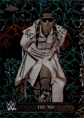 2025 The Miz Topps Chrome Cactus Jack TEAL LASERS REFRACTOR 172/175 #96