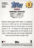 2019 Shohei Ohtani Topps Baseball Topps Magazine #TM-10 Los Angeles Angels