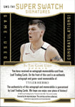 2024 Tyler Herro Leaf In the Game Used PINK FOIL SUPER SWATCH SIGNATURES JUMBO JERSEY AUTO 5/7 AUTOGRAPH RELIC #SWS-TH1 Miami Heat