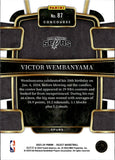 2023-24 Victor Wembanyama Panini Select BLUE ROOKIE San Antonio Spurs #87 2