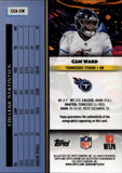 2025 Cam Ward Topps Cosmic Chrome GOLD LAZER AUTO JERSEY NUMBER 01/50 AUTOGRAPH #CCA-CW Tennessee Titans