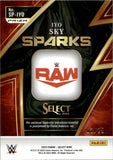 2023 Iyo Sky Panini Select WWE TIE DYE SPARKS SHIRT 02/25 RELIC #SP-IYO Monday Night Raw