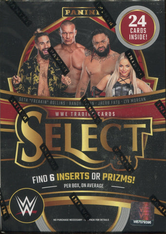 2024 Panini Select WWE, Hobby Blaster Box (GREEN FLASH PRIZMS)