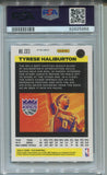 2020-21 Tyrese Halliburton Panini Flux FANATICS CRACKED ICE ROOKIE RC PSA 10 #203 Sacramento Kings 5968