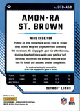 2024 Amon-Ra St. Brown Panini Optic THREADS BLUE HYPER JERSEY Detroit Lions #DTB-ASB
