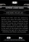 2024 Supreme Leader Snoke Topps Chrome Black GOLD REFRACTOR 29/50 #59