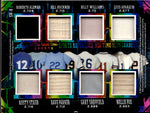 2024 Rodriguez Dawson Oliver Jones Griffey Damon Perez Beltran Alomar Buckner Williams Aparicio Staub Parker Sheffield Fox Leaf In the Game Used RAINBOW FOIL 16 PIECE BAT JERSEY 16/50 JERSEY NUMBER RELIC #SR-9