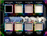 2024 Rodriguez Dawson Oliver Jones Griffey Damon Perez Beltran Alomar Buckner Williams Aparicio Staub Parker Sheffield Fox Leaf In the Game Used RAINBOW FOIL 16 PIECE BAT JERSEY 16/50 JERSEY NUMBER RELIC #SR-9