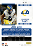 2024 Jared Verse Panini Contenders ROOKIE PLAYOFF TICKET AUTO 133/149 AUTOGRAPH RC #147 Los Angeles Rams