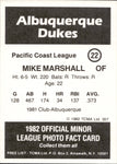 1982 Albuquerque Dukes TCMA COMPLETE 27 CARD SET W/ John Franco & Orel Hershiser #1-27