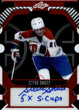 2025 Steve Shutt Leaf Legends ORANGE PRISMATIC INSCRIPTION AUTO 1/8 AUTOGRAPH #BC-SS2 Montreal Canadiens