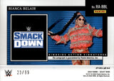 2024 Bianca Belair Panini Select WWE RED RINGSIDE ACTION AUTO 23/99 AUTOGRAPH #RA-BBL Friday Night Smackdown