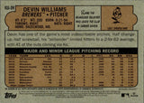 2021 Devin Williams Topps Heritage REAL ONE AUTO AUTOGRAPH #ROA-DW Milwaukee Brewers
