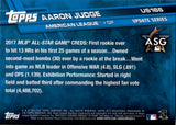 2017 Aaron Judge Topps Update Series ROOKIE RC #US166 New York Yankees 2