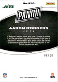 2024 Aaron Rodgers Panini GOLD FOIL SP 06/20 #FB5 New York Jets