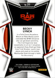 2023 Becky Lynch Panini Chronicles CERTIFIED WWE BLUE 92/99 #211 Monday Night Raw