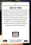 2023 Battle of Yavin Topps Chrome Star Wars Galaxy WAVE REFRACTOR 44/99 #75