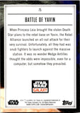 2023 Battle of Yavin Topps Chrome Star Wars Galaxy WAVE REFRACTOR 44/99 #75