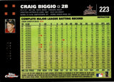 2007 Craig Biggio Topps Chrome WHITE REFRACTOR 361/660 #223 Houston Astros