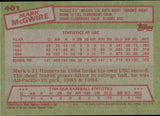 1985 Mark McGwire Topps USA Baseball ROOKIE RC #401 Oakland A's