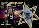 2023 Bryce Young Panini Prestige THROWING STARS DIE CUT ROOKIE RC #TS-16 Carolina Panthers