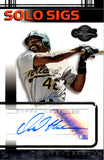 2007 Dave Henderson Topps Co-Signers SOLO SIGS AUTO AUTOGRAPH #SS-DH Oakland A's