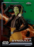 2024 Hera Syndulla Topps Chrome KASHYYK GREEN REFRACTOR 84/99 #2