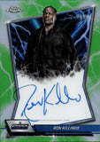 2026 Ron Killings Topps Chrome WWE BLUE BRAND GREEN REFRACTOR AUTO 45/99 AUTOGRAPH #BBA-RON Friday Night Smackdown