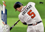 2020 Freddie Freeman Topps Series 2 SP VARIATION #549 Atlanta Braves